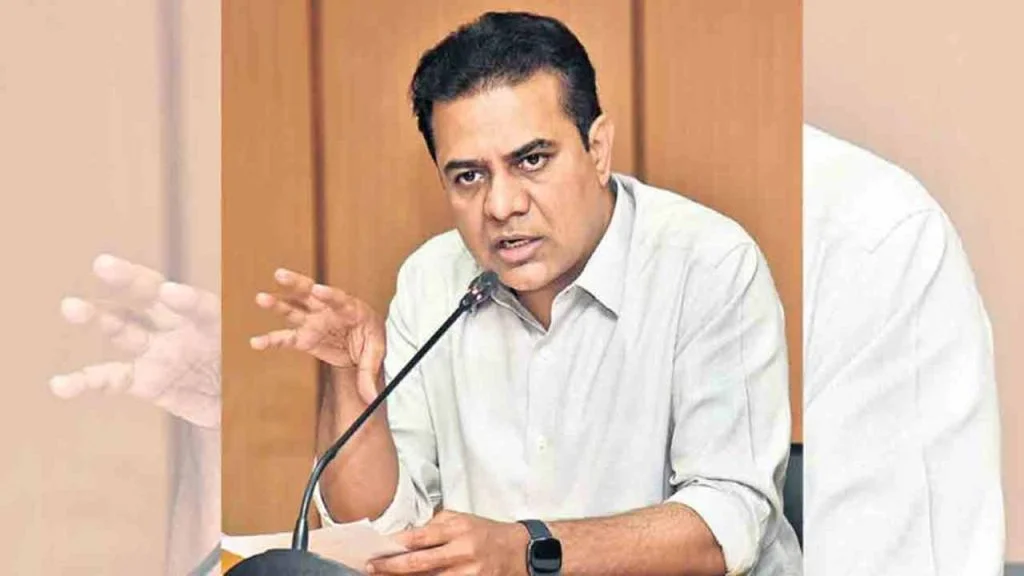 KTR Attends Major BRS Training Camp at Palair ktr job notification 1024x576